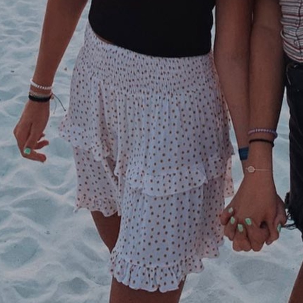 L.A. Hearts Flower Ruffle Skirt | Size S